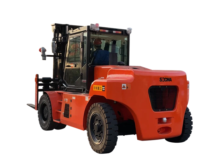 Chariot élévateur robuste de 12 tonnes pour la manutention de conteneurs, moteur Euro V