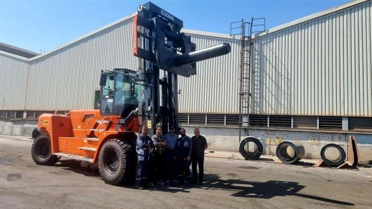 30T 30 Ton Forklift Heavy Duty Forklift Steel Coil Handling