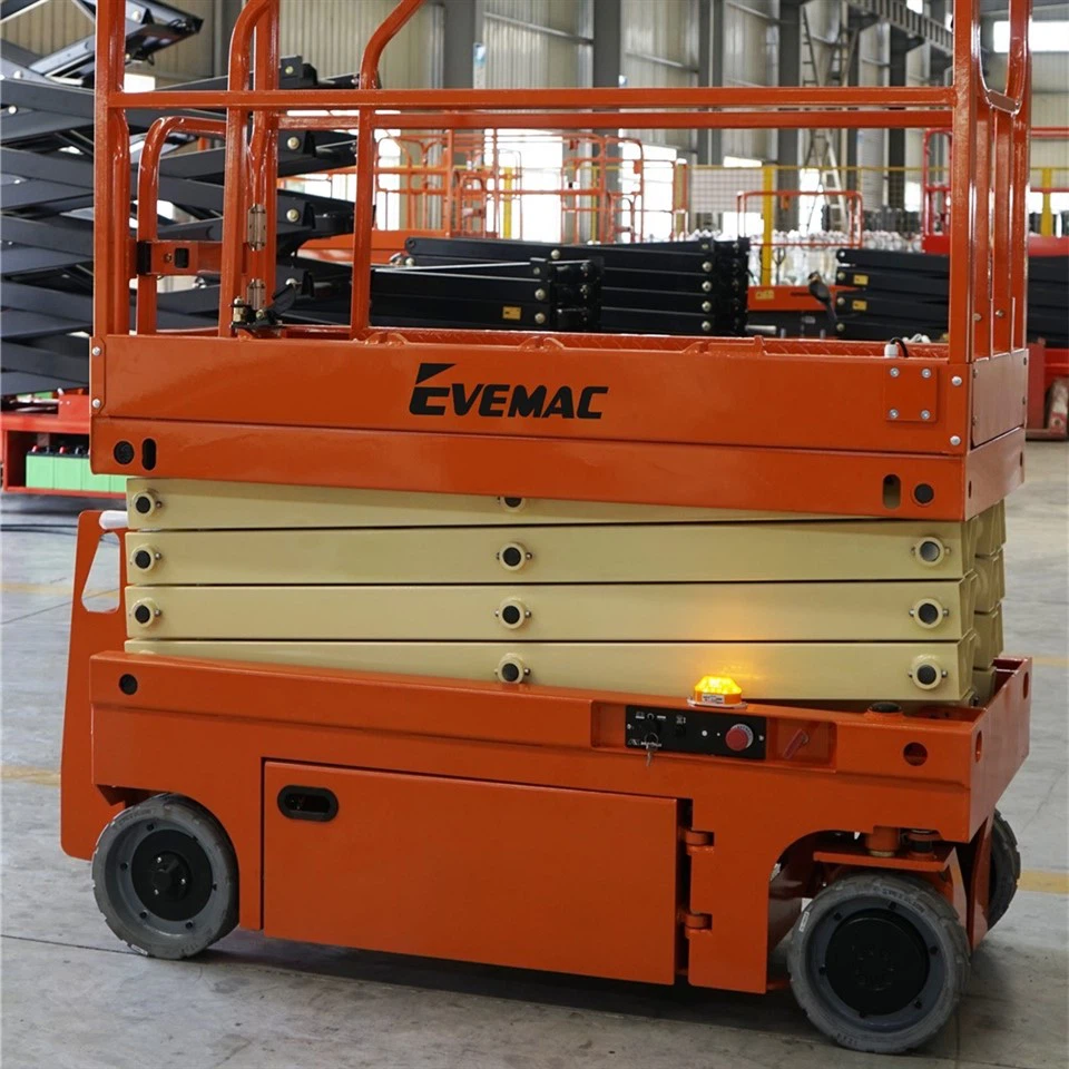 4-18m Rough Terrain Self Propelled Track Scissor Lift Mobile Hydraulic Electric Lifting Scaffold Work Platform