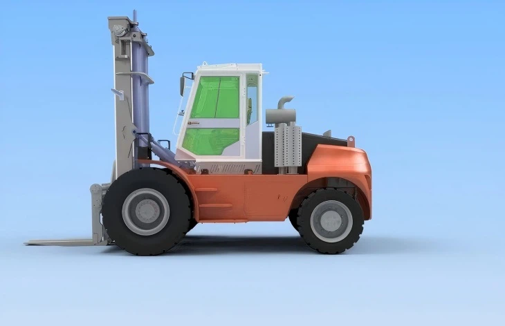 10t Rough Terrain Forklift1