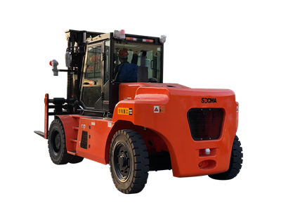 Chariot élévateur robuste de 12 tonnes pour la manutention de conteneurs, moteur Euro V