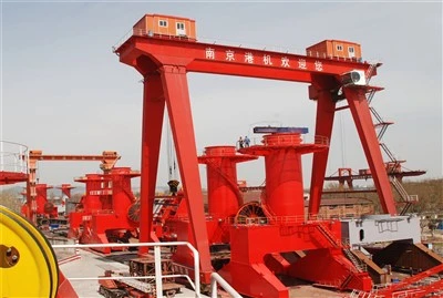 Grue à portique de conteneur montée sur rail de 35 tonnes pour le terminal portuaire