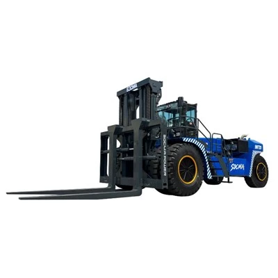 Un chariot élévateur de 28 tonnes peut-il être utilisé dans une allée étroite ?