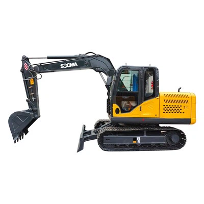 8000 kg Crawler Mini excavatrice Petite creuseur avec pièce jointe à vendre