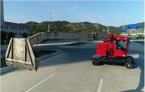 Véhicule de service de four rotatif à 360 degrés