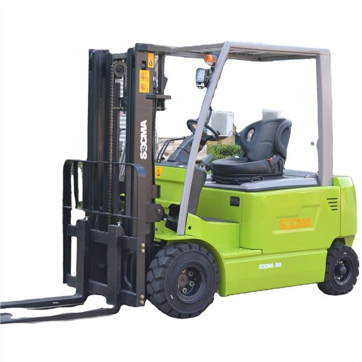 3.5t 4 Wheel Forklift Electric Counter Balance Fork Truck