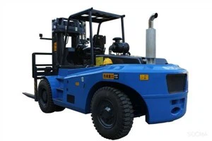Machine de manutention de matériaux de chariot élévateur lourd diesel de 12 tonnes
