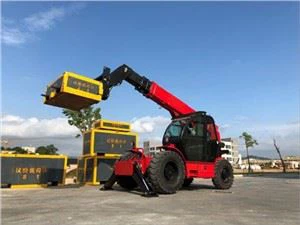 Chariot élévateur télescopique de 7 tonnes et 17 mètres