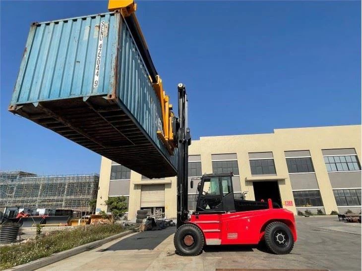 16 Ton Forklift Attach Container Clamp Work For Empty Container
