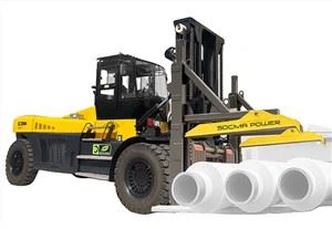 Chariot élévateur de 30 t de capacité avec pince à tuyau