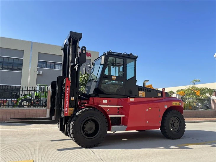 SOCMA 16 Ton Compacto Forklift With Coli Ram For Steel Factory