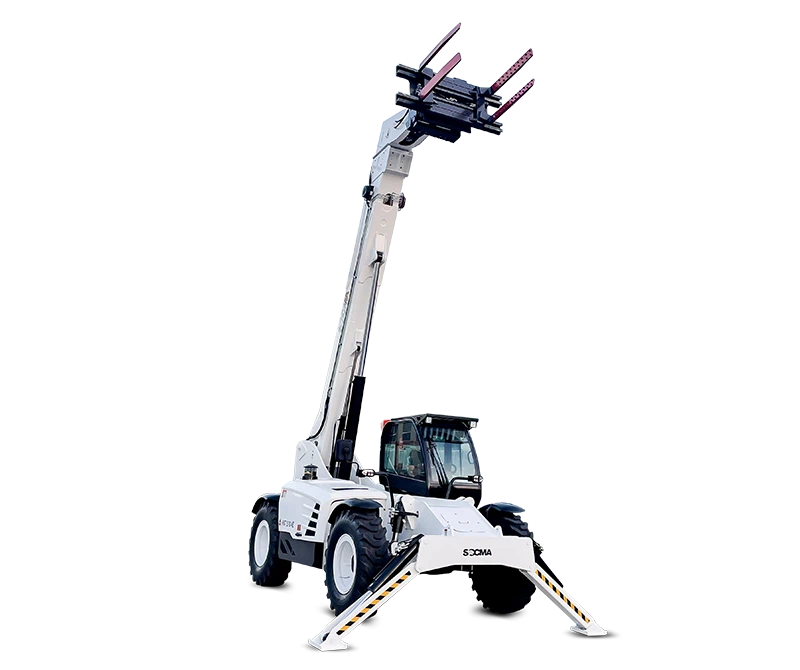 SOCMA   5.5   Tonne   12m   Chariot télescopique   4WD   Crabe   Mode
